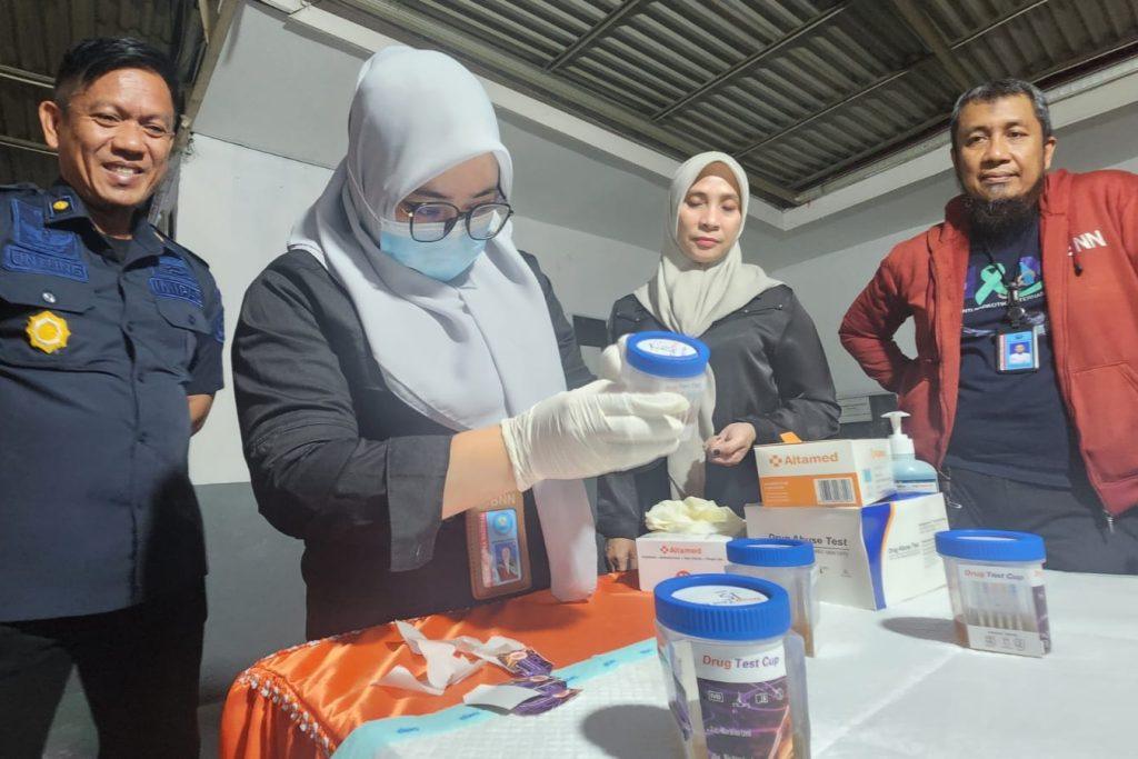 Lapas Gorontalo Perkuat Pencegahan Narkoba Lewat Tes Urine Acak